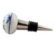 Blue Star Ceramic Floral Wine Stopper